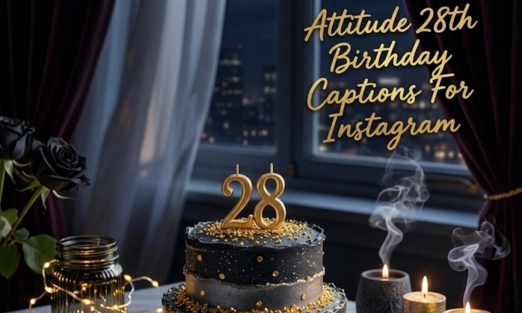 Attitude 28th Birthday Captions For Instagram