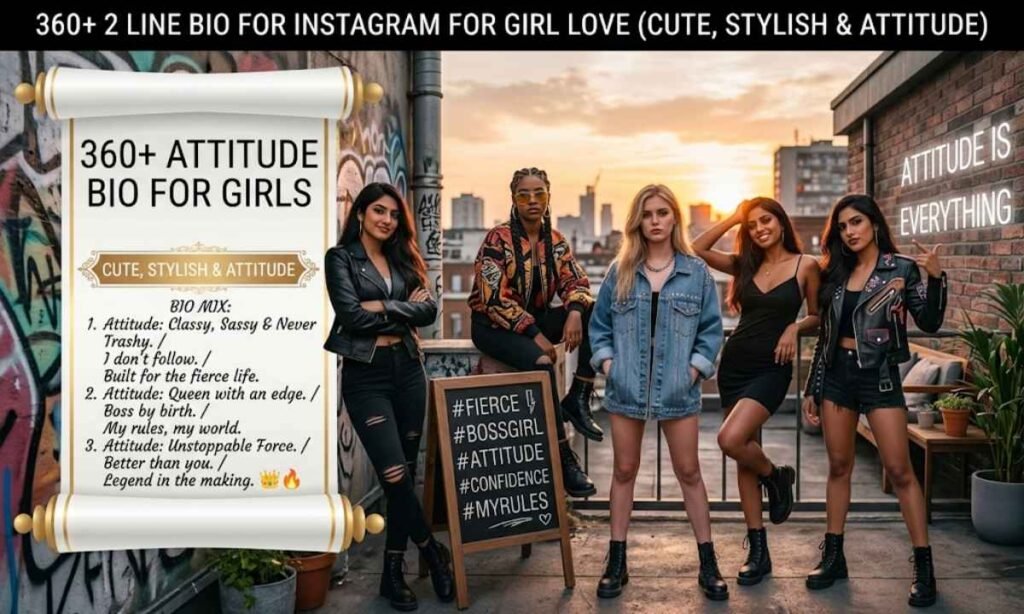 Attitude Bio for Girls