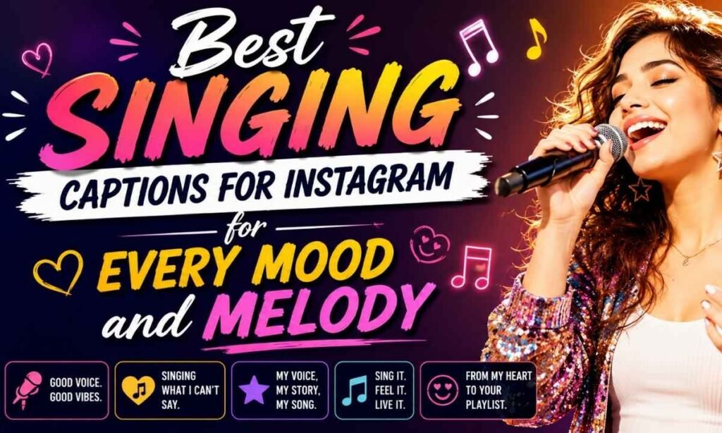 Best Singing Captions For Instagram for Every Mood and Melody