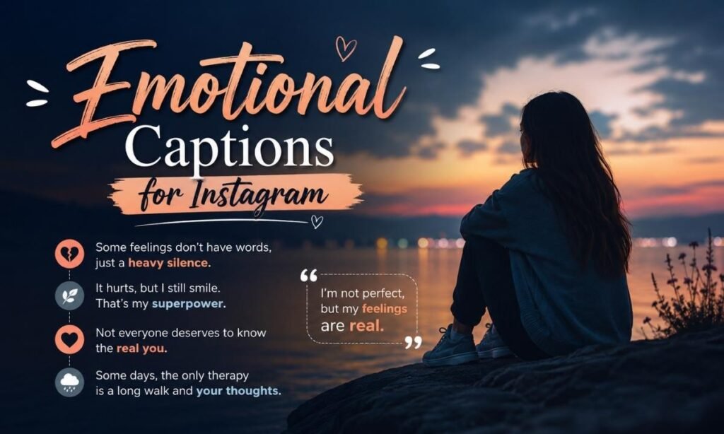 Emotional Captions for Instagram in English