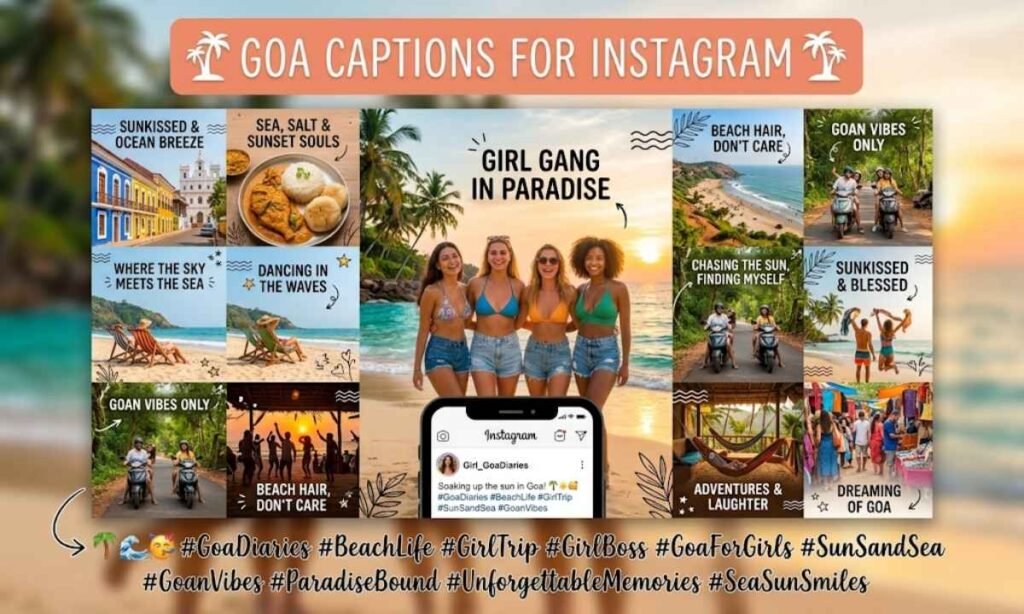 Goa Captions for Instagram for Girls