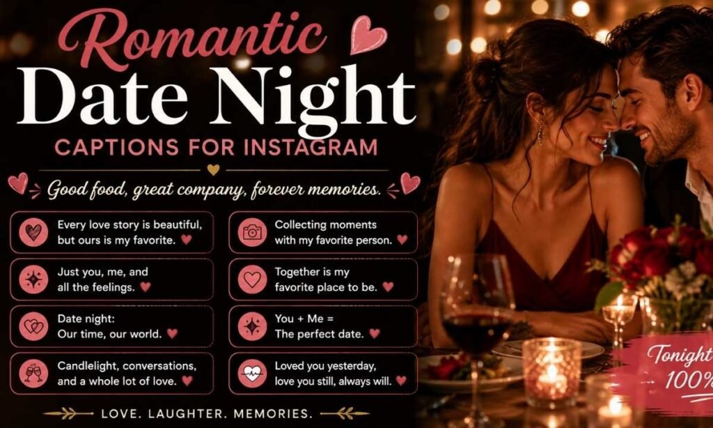 Romantic Date Night Captions for Instagram