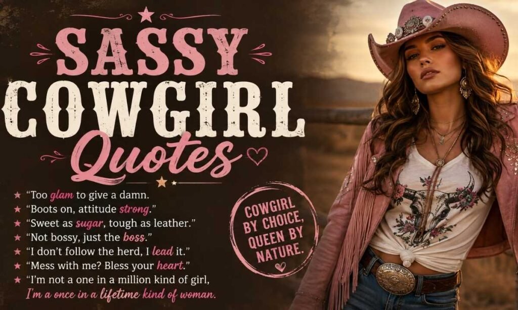 Sassy Cowgirl Quotes