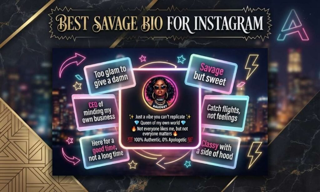 Best Savage Bio for Instagram