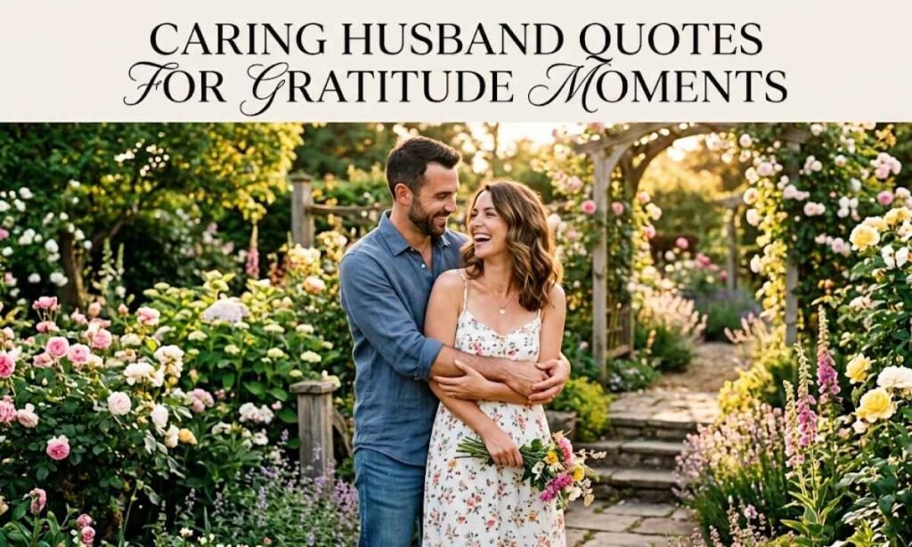 Caring Husband Quotes for Gratitude Moments