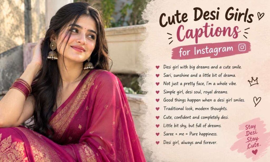 Cute Desi Girls Captions for Instagram