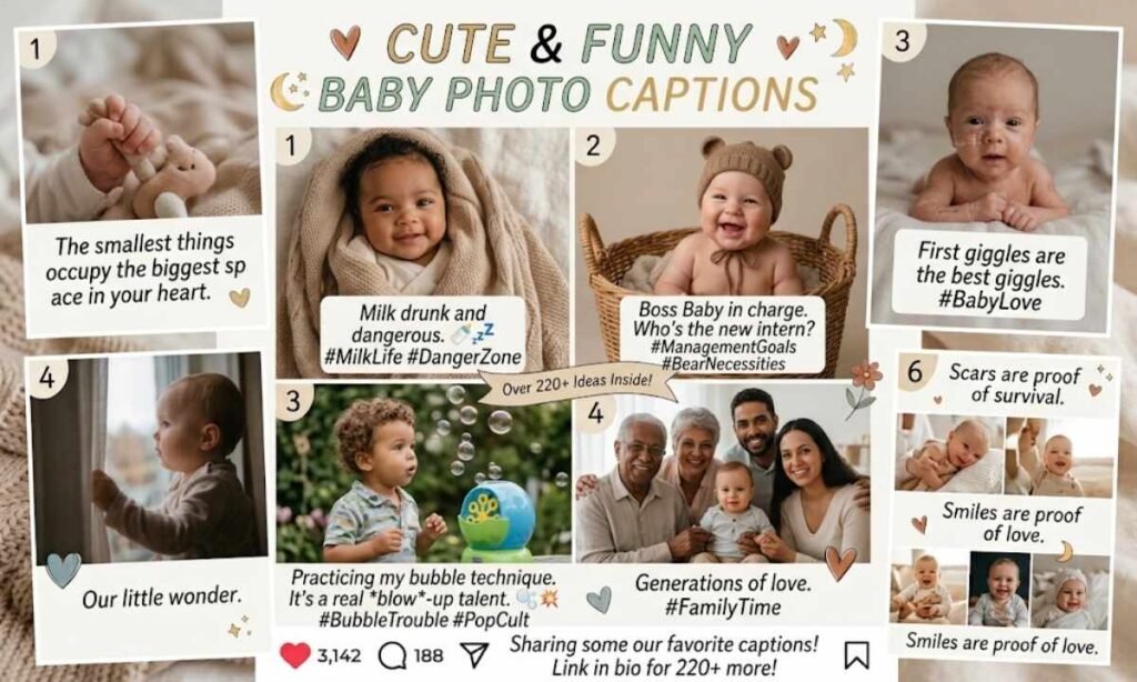 Cute & Funny Baby Photo Captions