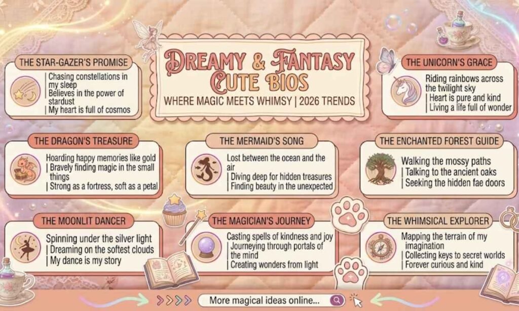 Dreamy & Fantasy Cute Bios