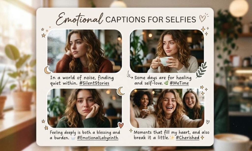 Emotional Captions for Selfies
