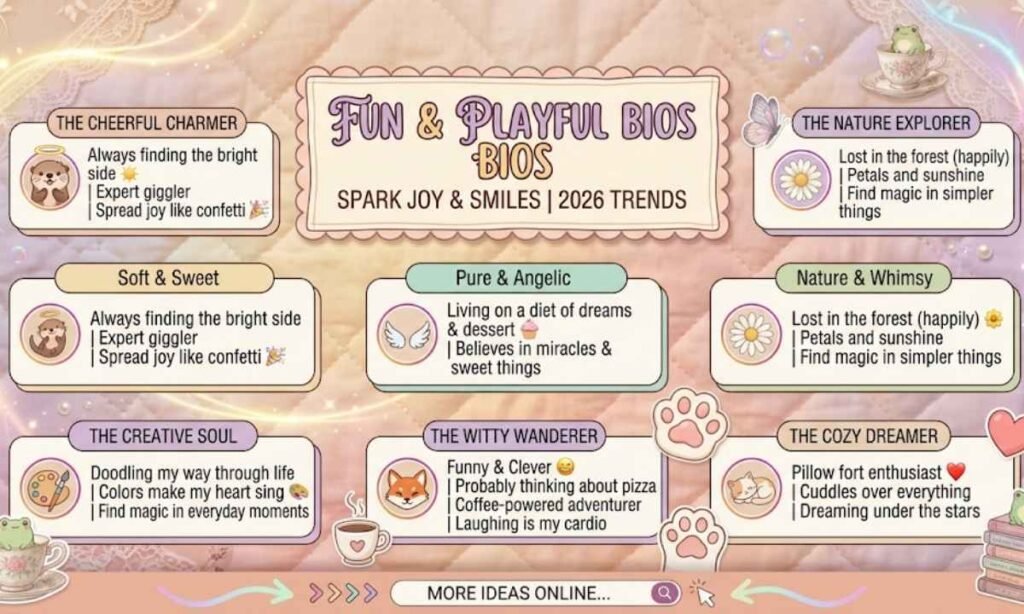 Fun and playful bio bio