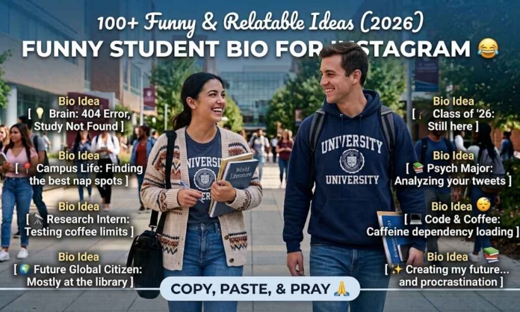 Funny Student Bio For Instagram
