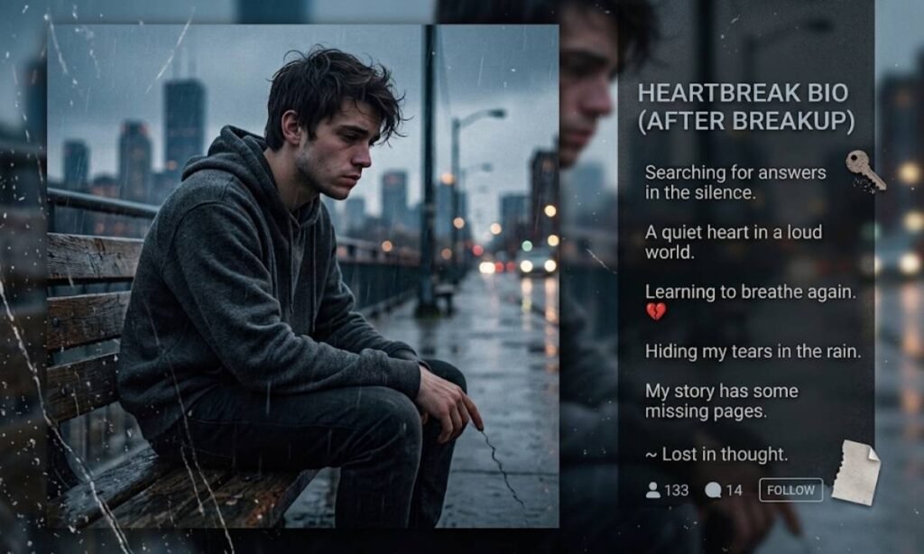 Heartbreak Sad Bio for Instagram After Breakup