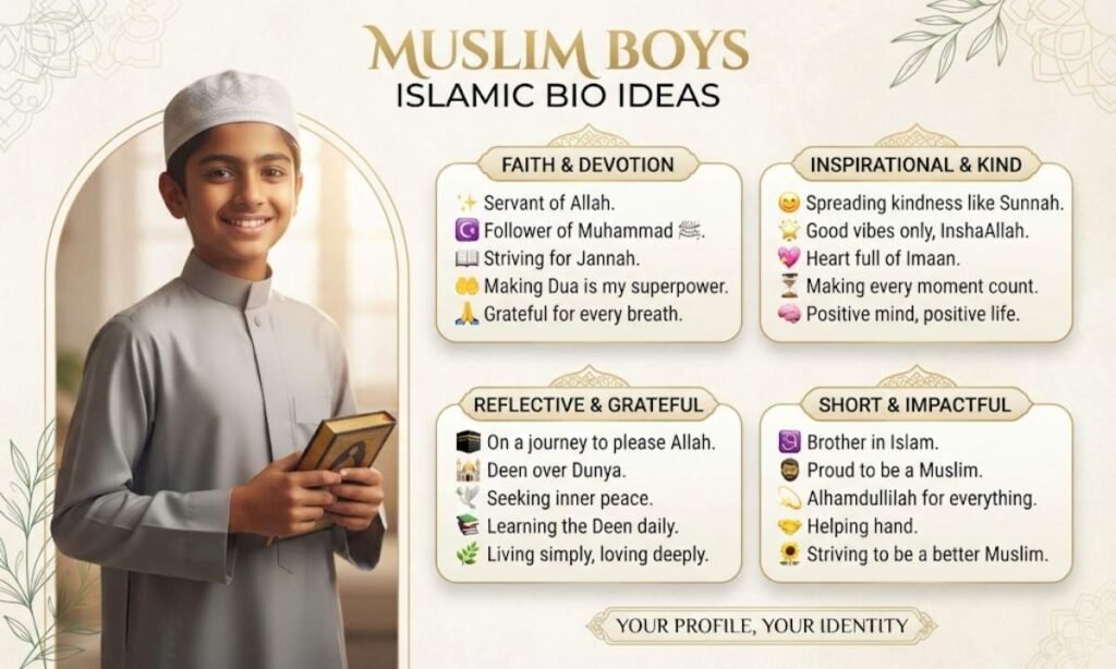 Muslim Boys Islamic Bio