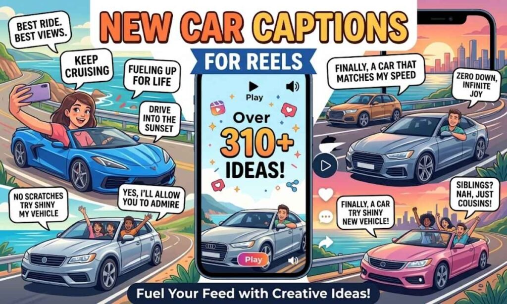 New Car Captions for Reels