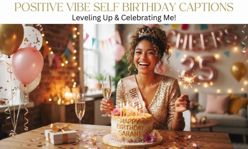 Positive Vibe Self Birthday Captions
