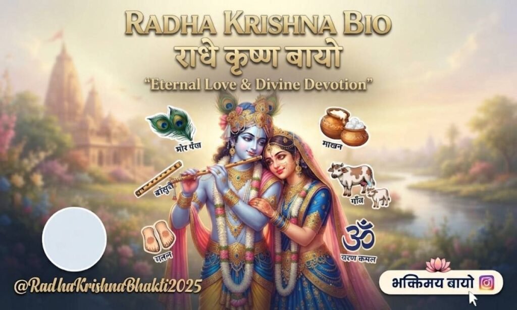 Radha Krishna Bio For Instagram