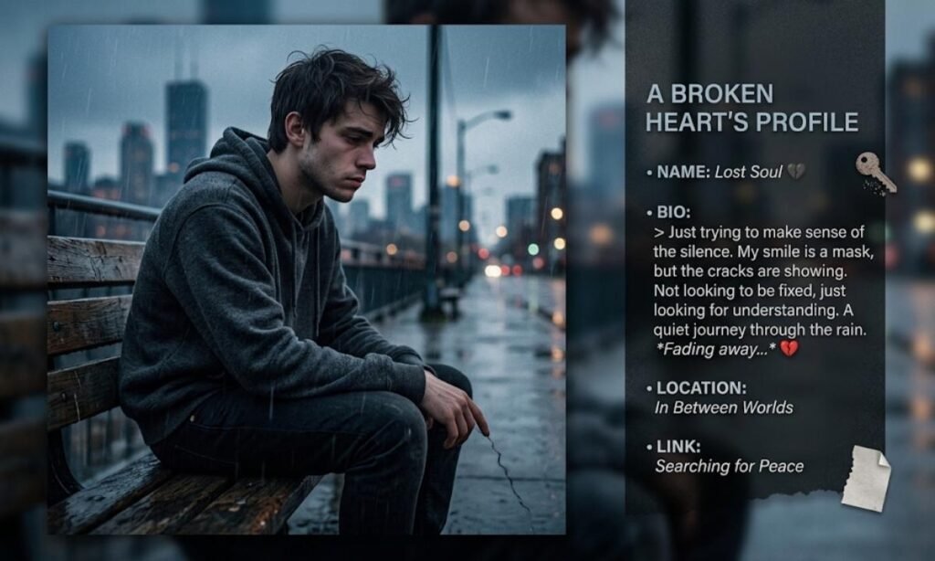 Sad Bio for Instagram for Boy with Broken Heart