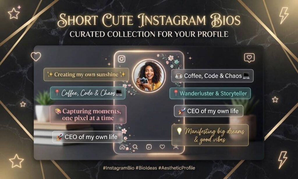 Short Cute Instagram Bios