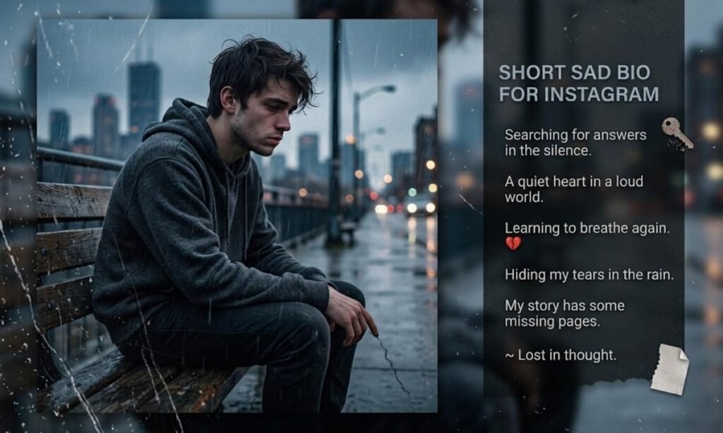 Short Sad Bio for Instagram