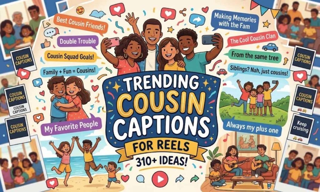 Trending Cousin Captions for Reels