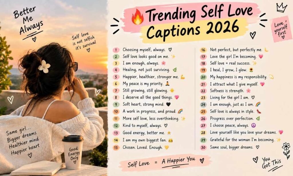 Trending Self Love Captions 2026