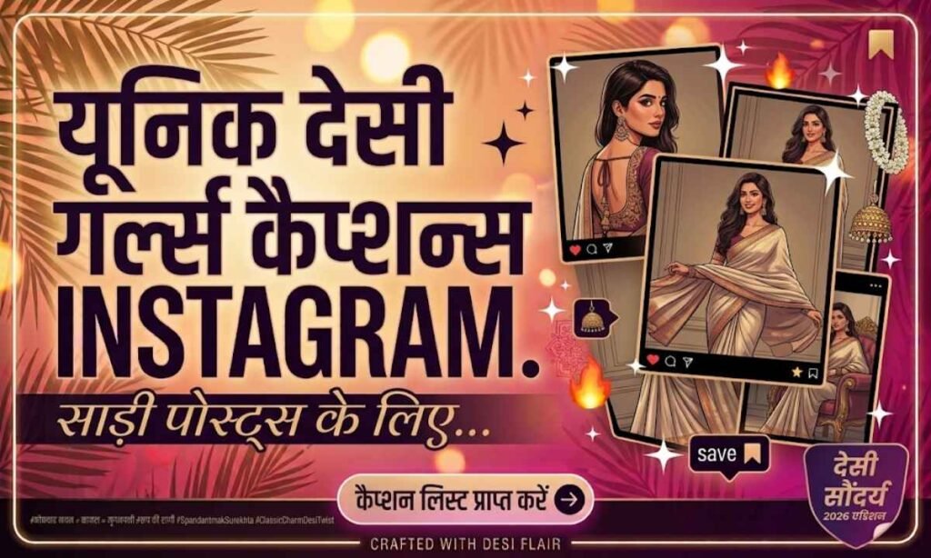 Unique Desi Girls Captions for Instagram in Hindi