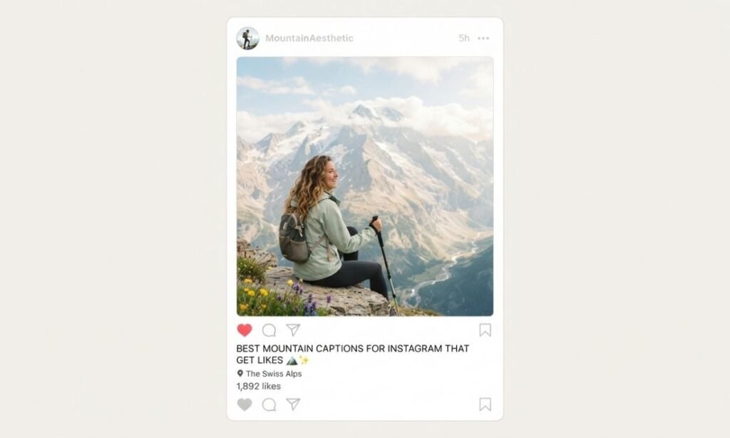 Best Mountain Captions for Instagram That Get Likes