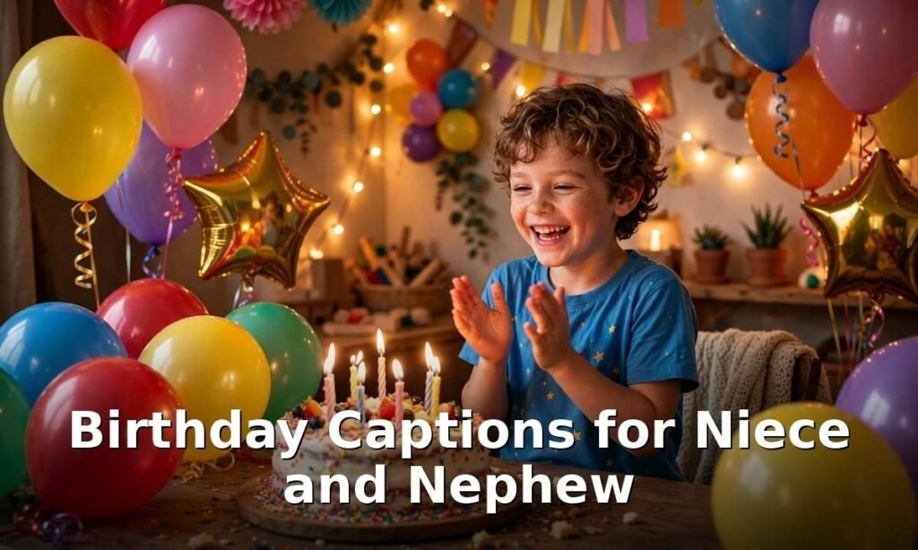 Birthday Captions for Niece and Nephew