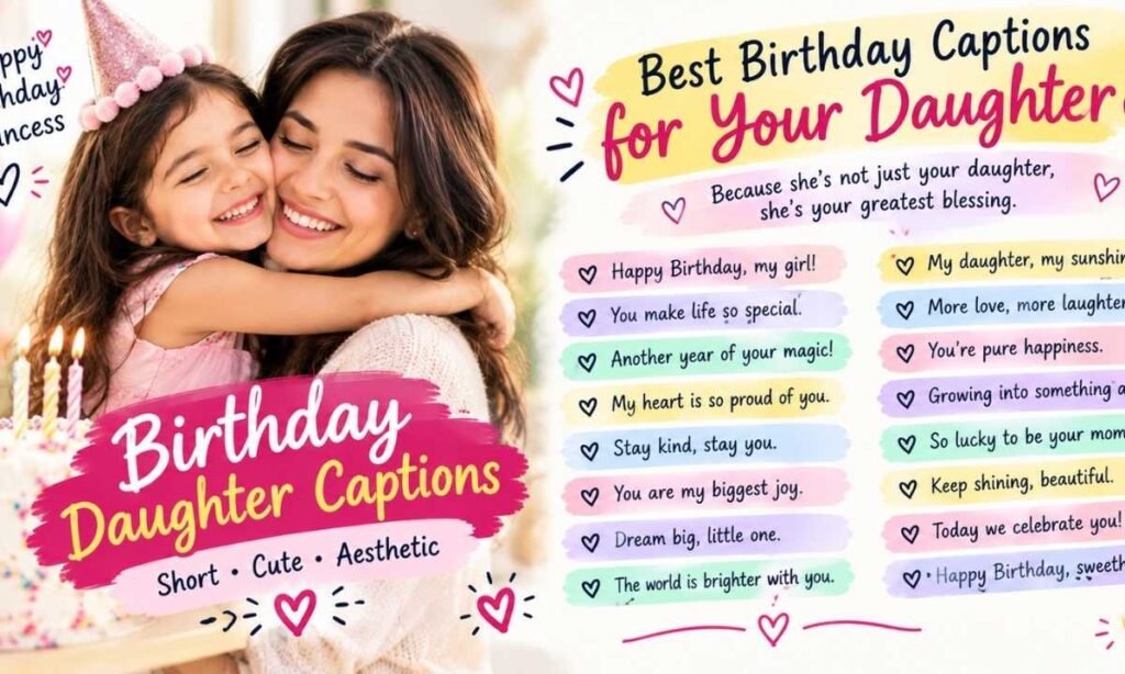 Birthday Daughter Captions