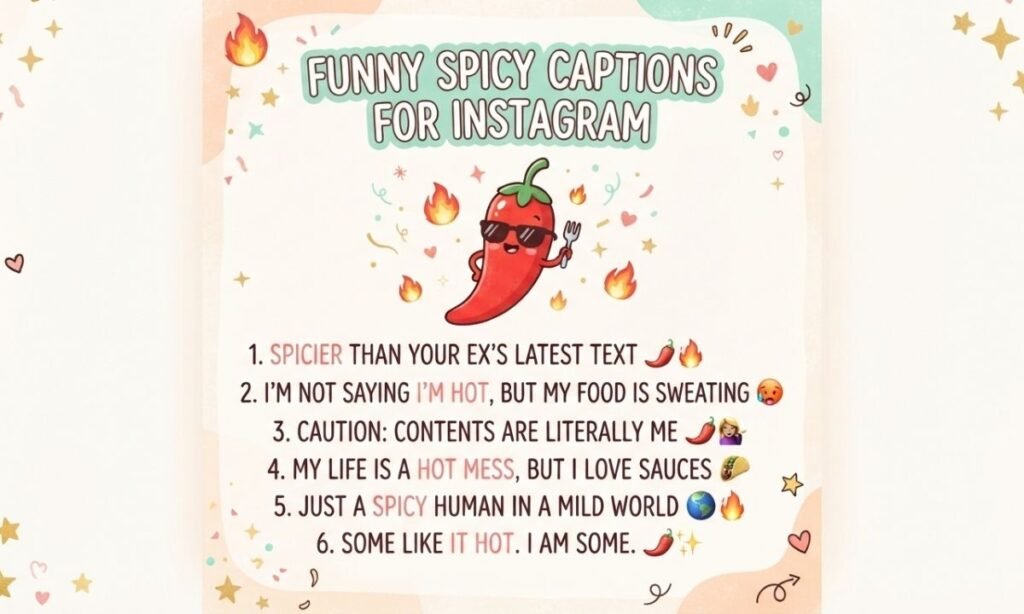 Funny Spicy Captions for Instagram That Get Laughs & Likes