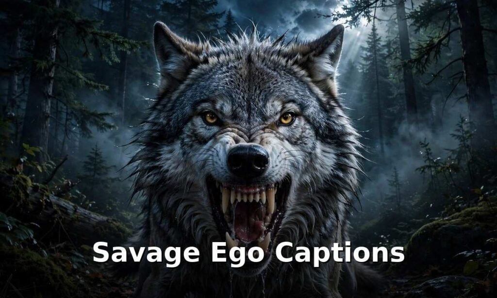 Savage Ego Captions for Instagram