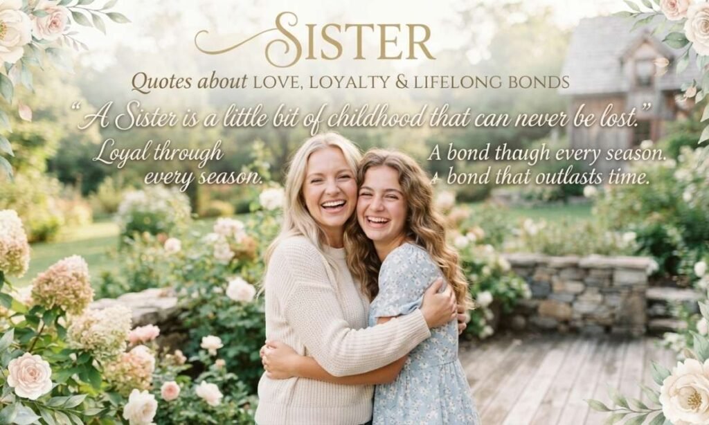 Sister Quotes About Love, Loyalty & Lifelong Bonds