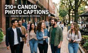 210+ Captions for Candid Photo