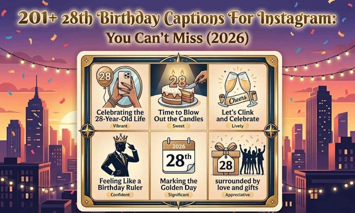 28th Birthday Captions For Instagram