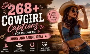 Cowgirl Captions for Instagram
