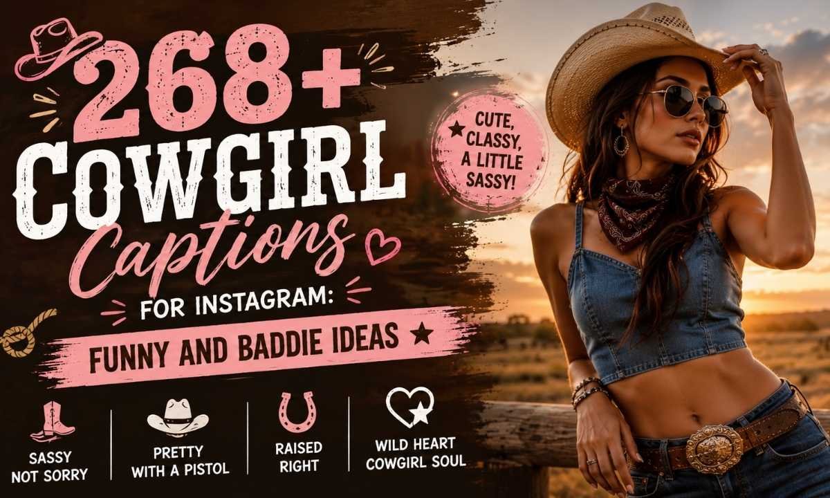 Cowgirl Captions for Instagram