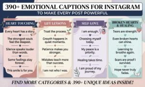 Emotional Captions for Instagram To Make Every Post Powerful