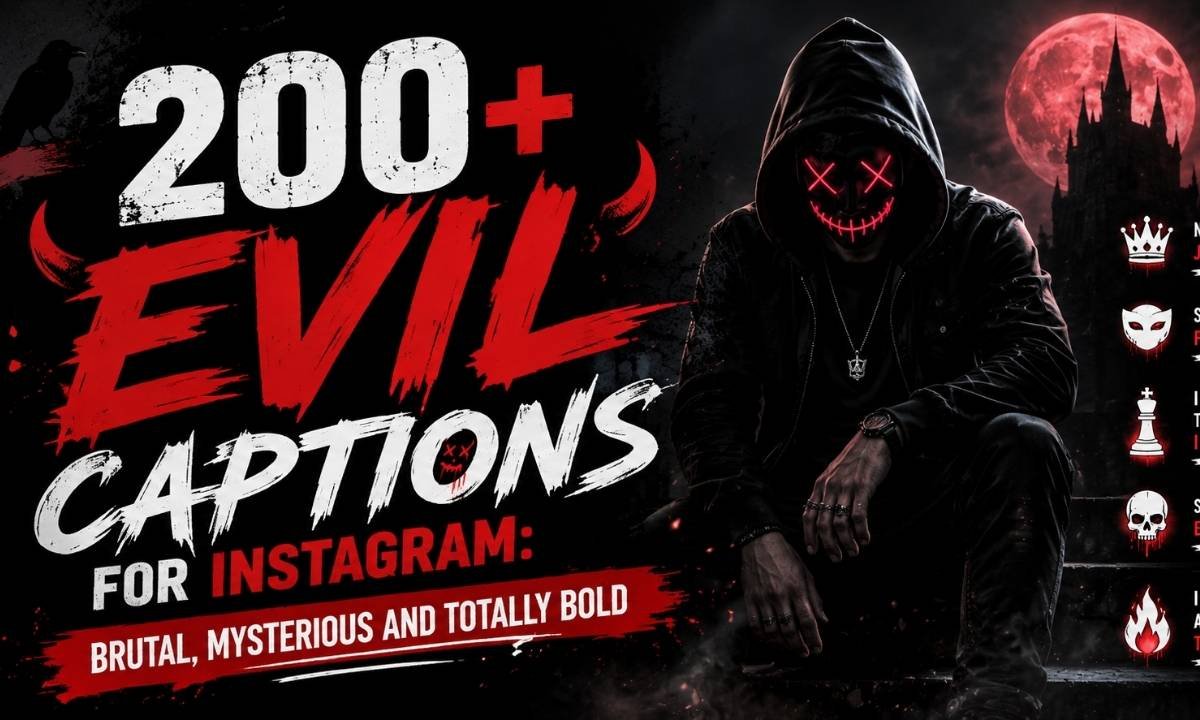 Evil Captions For Instagram