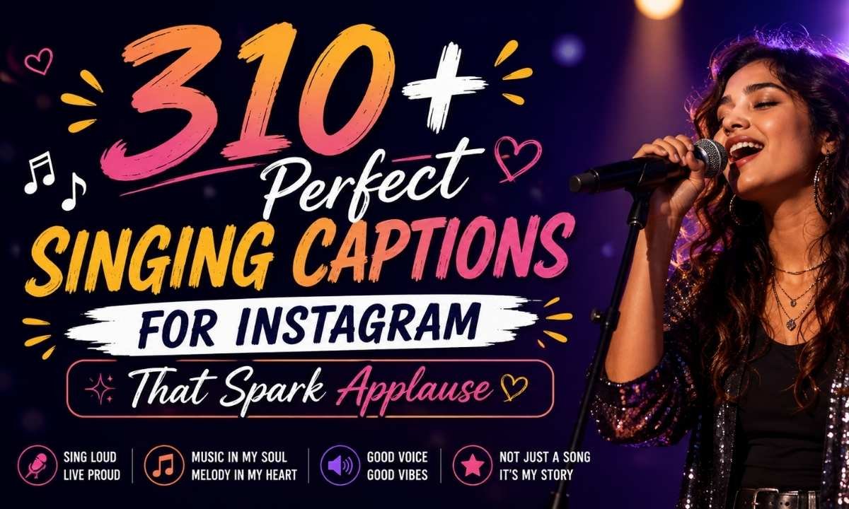Perfect Singing Captions For Instagram