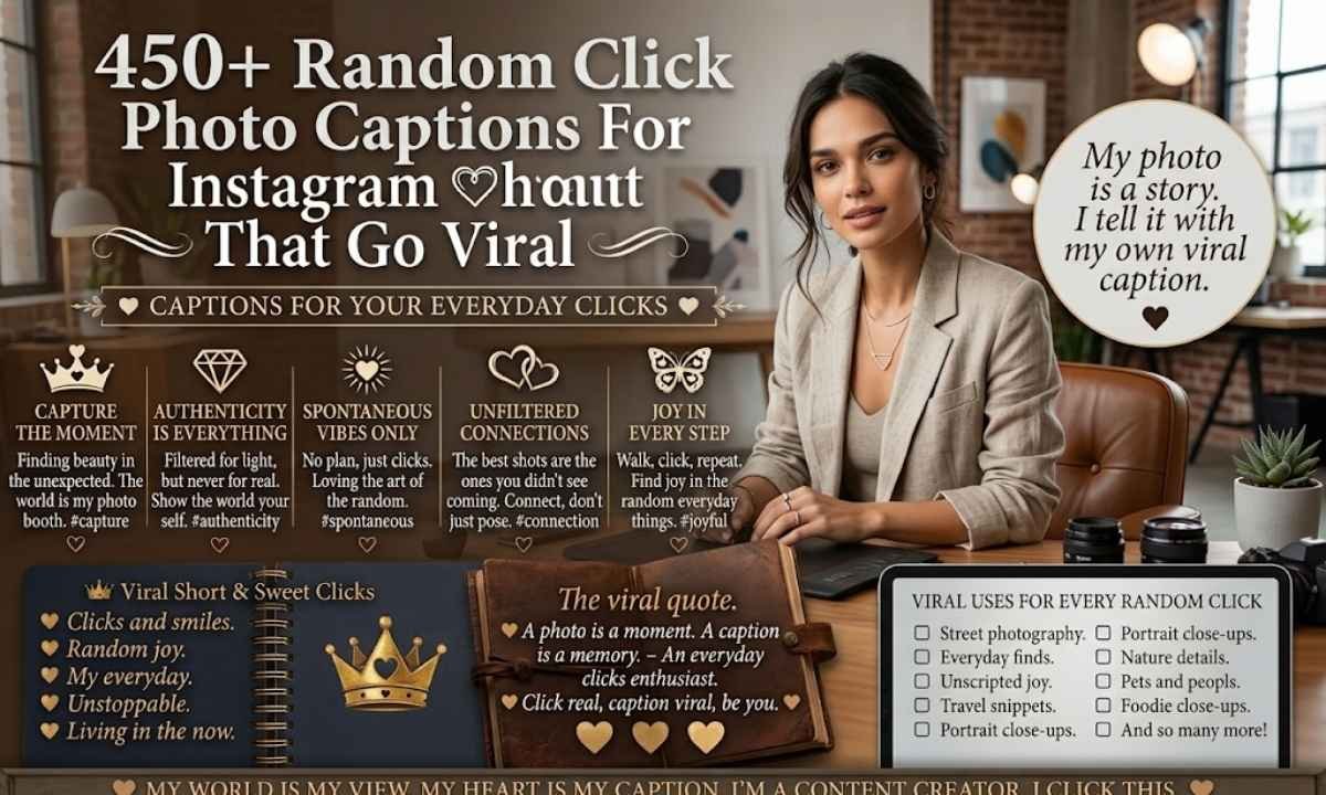 Random Click Photo Captions For Instagram That Go Viral