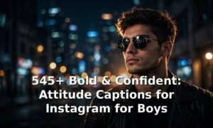Attitude Captions for Instagram for Boys