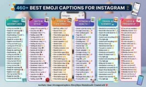 Best Emoji Captions for Instagram Aesthetic Ideas