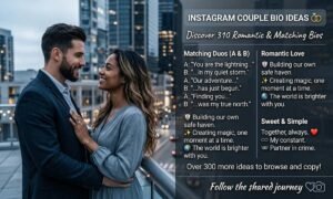 Couple Bio for Instagram