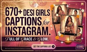 Desi Girls Captions for Instagram Full of Grace & Glow