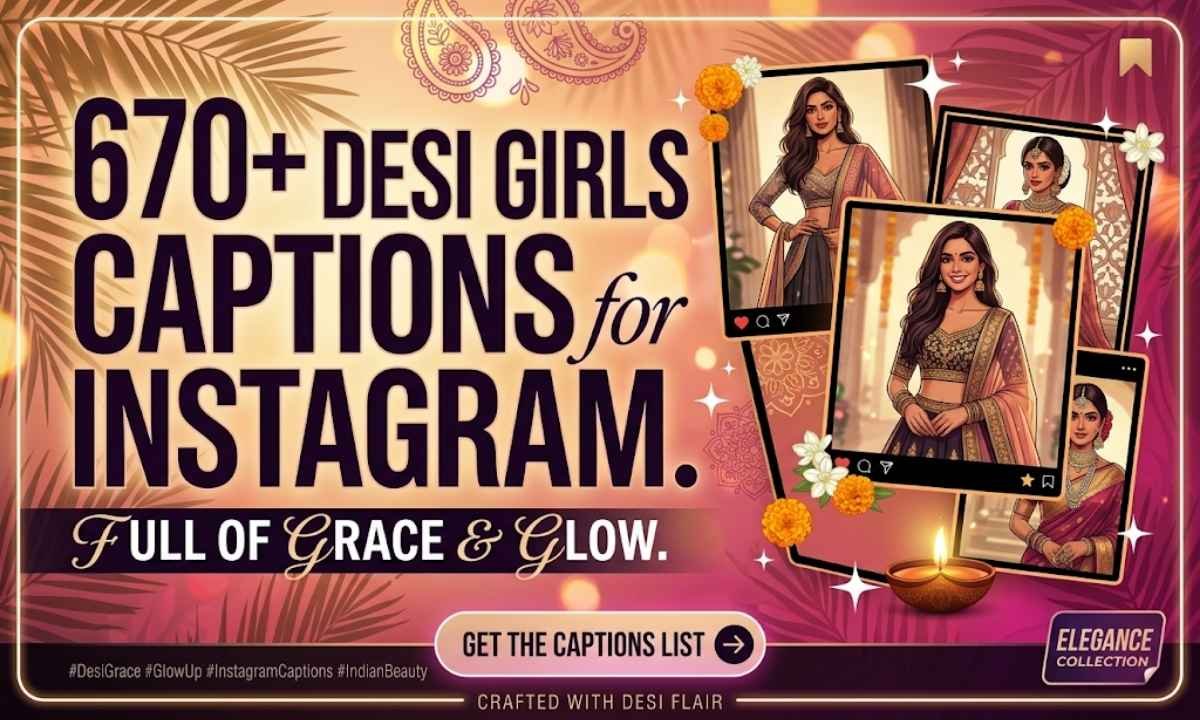 Desi Girls Captions for Instagram Full of Grace & Glow