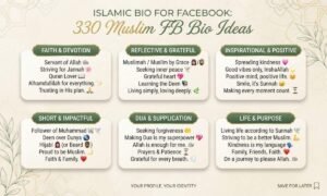 Islamic Bio for Facebook