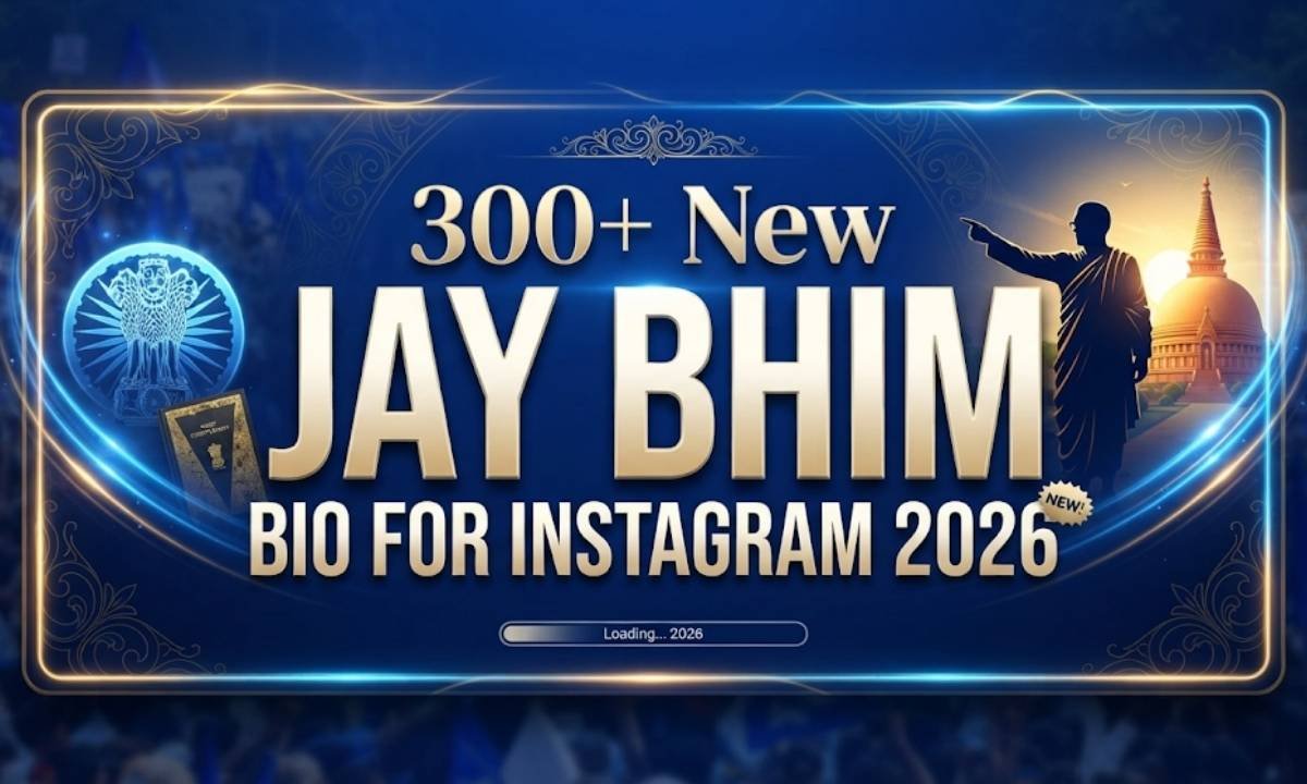 New Jay Bhim Bio For Instagram 2026