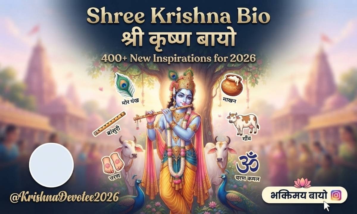 New Shree Krishna Bio For Instagram 2026