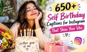 Self Birthday Captions for Instagram