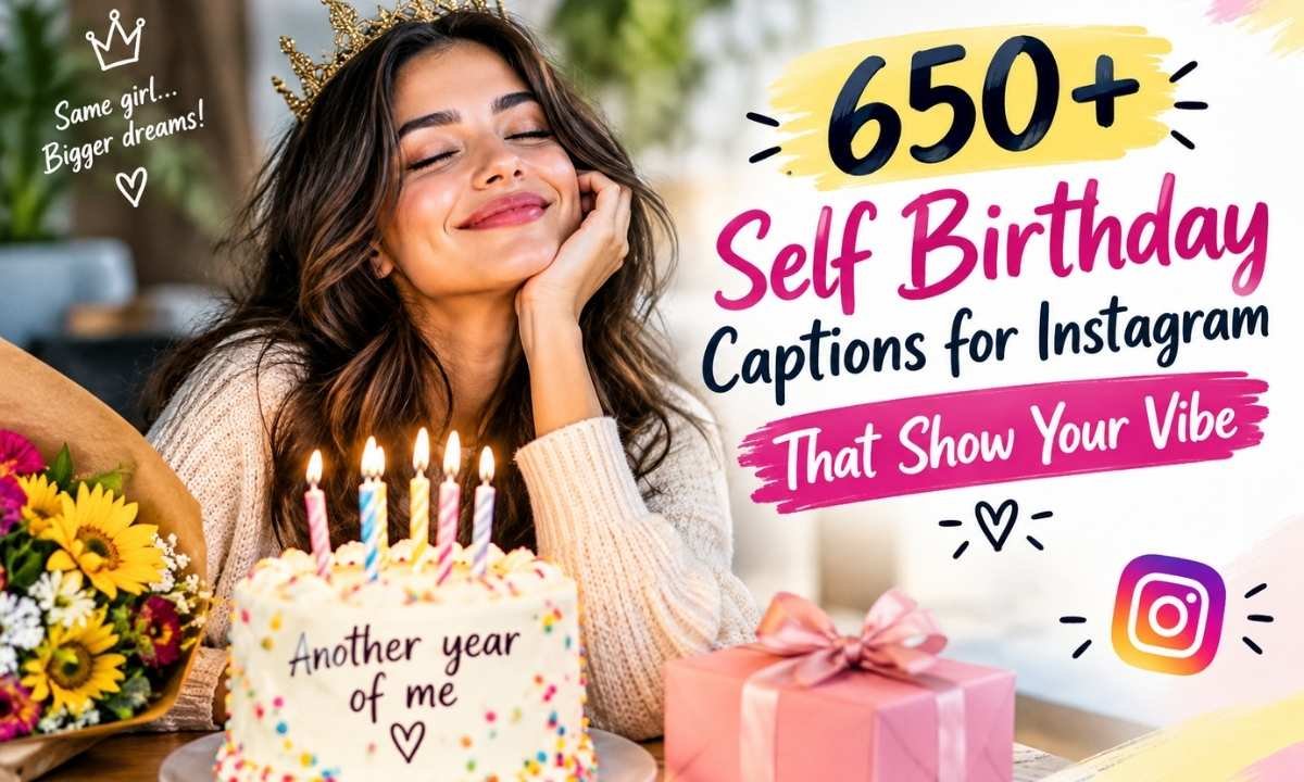Self Birthday Captions for Instagram